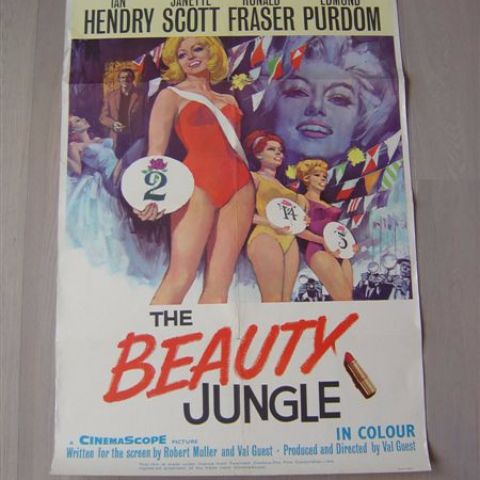 'The beauty jungle' (director Val Guest) U.S. one-sheet